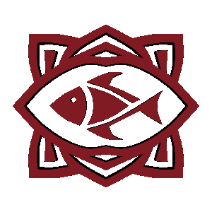 Spinning Rose Fish Logo